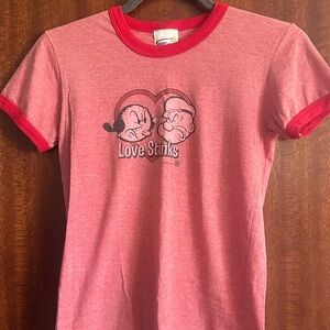 Popeyes Graphic Tee “Love Stinks”